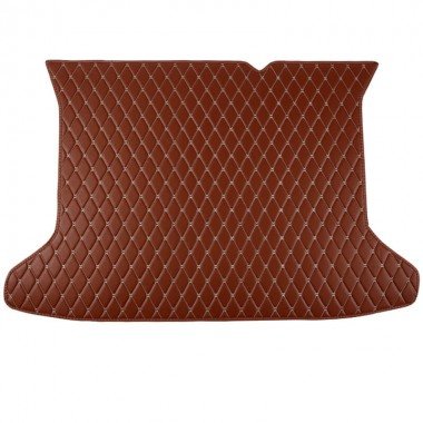 Cheapest Brown Luxury Leather Diamond Trunk Base Mats