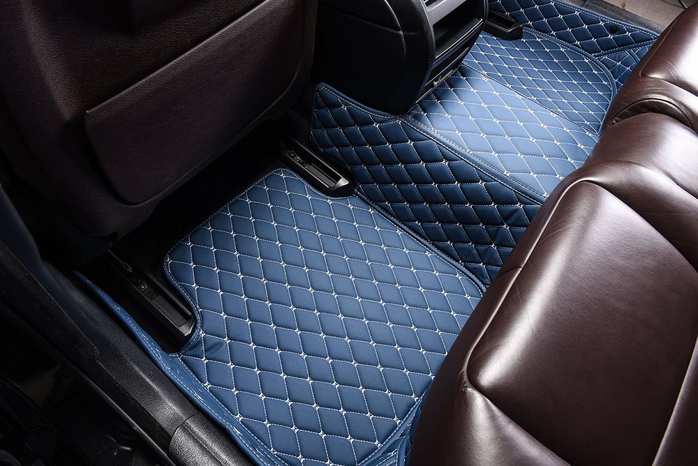 Cheapest Blue Custom Diamond Car Mats