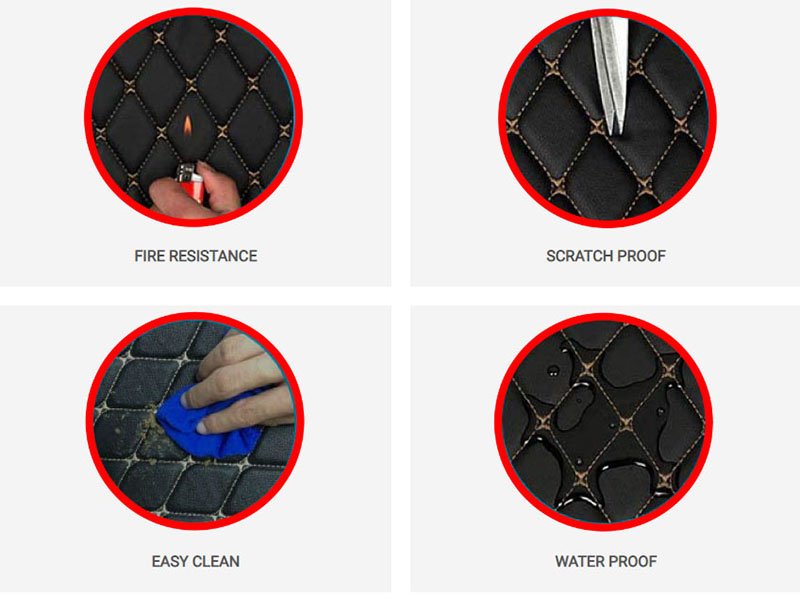 Toyota FJ Crusier Diamond Car Mats Features